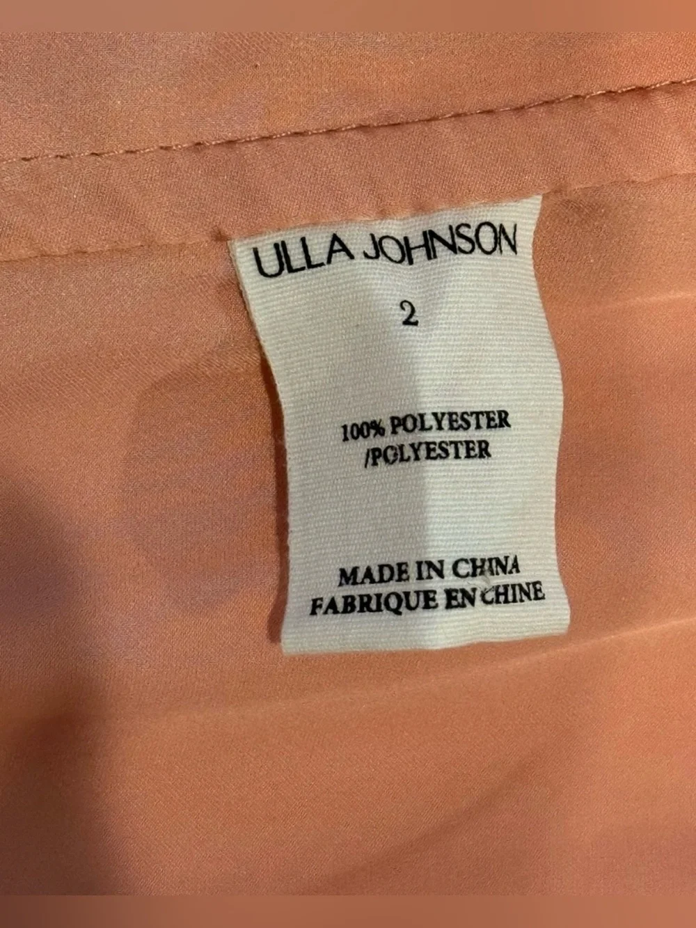 Ulla Johnson Mia Corset Blouse, Size 2